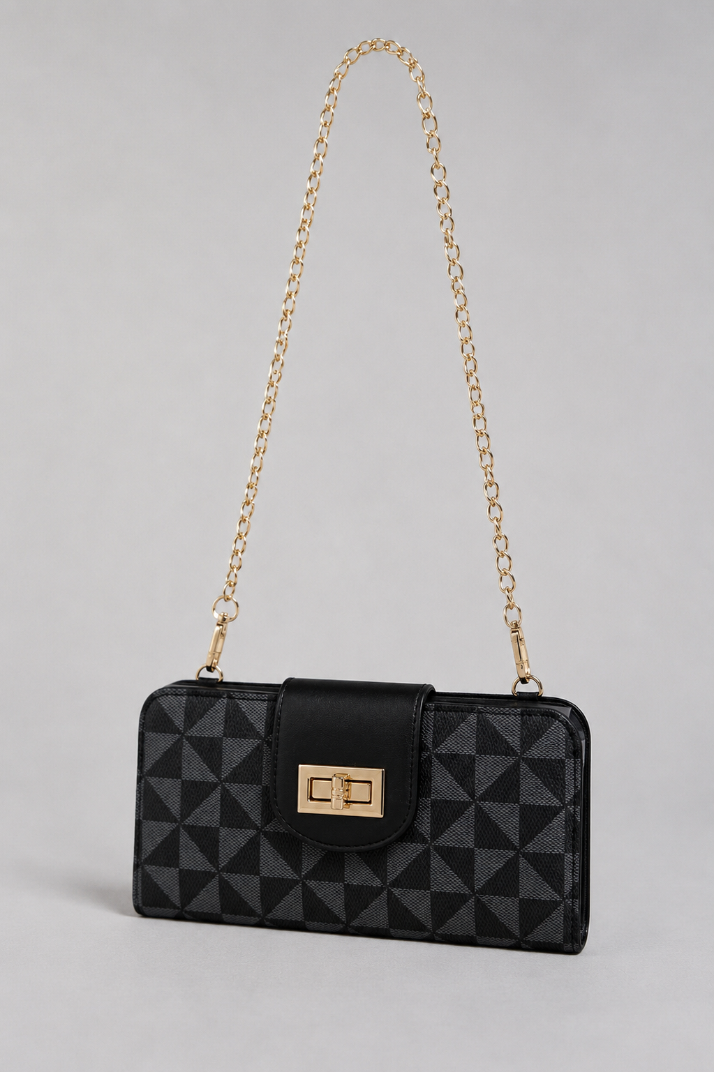 Geometric Crossbody Wallet
