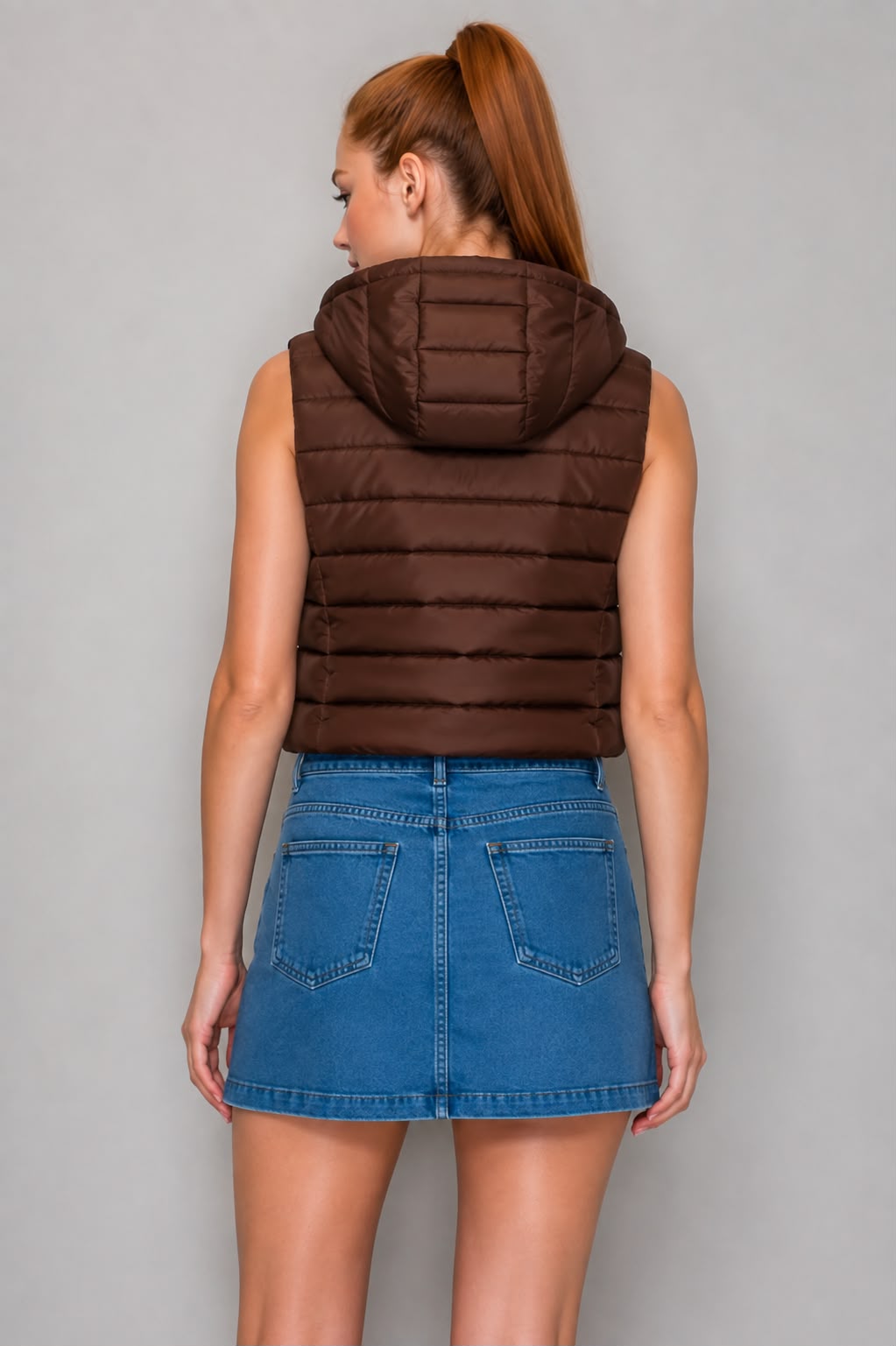 Women's Hooded Puffer Vest
