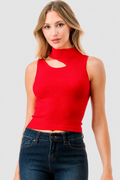 TOP DE CUELLO ALTO SIN COSTURAS